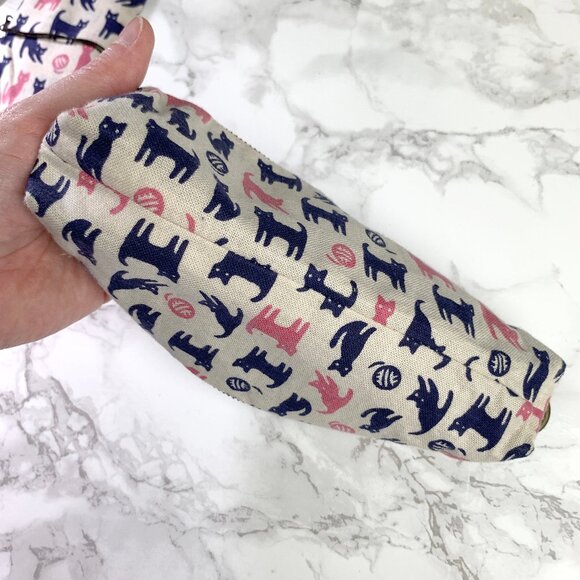 Miyamoto Collection Retro Komon Pen Case + Card Pocket Case - Tama and Kuro Cats - Picture 7 of 7